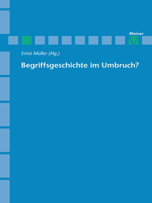 cover image of Begriffsgeschichte im Umbruch